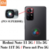 Xiaomi Redmi Note 11s 5G / Note 11 5g / Note 11T 5G / Poco M4 Pro 5G - lente CRISTAL DE CAMARA SUPERIOR