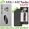 SAMSUNG A12 NACHO 2021 A127 A127F / A12s - PANTALLA original refurbished CON MARCO