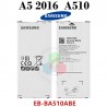 SAMSUNG A5 2016 A510 A510F - BATERIA BULK CON LOGO