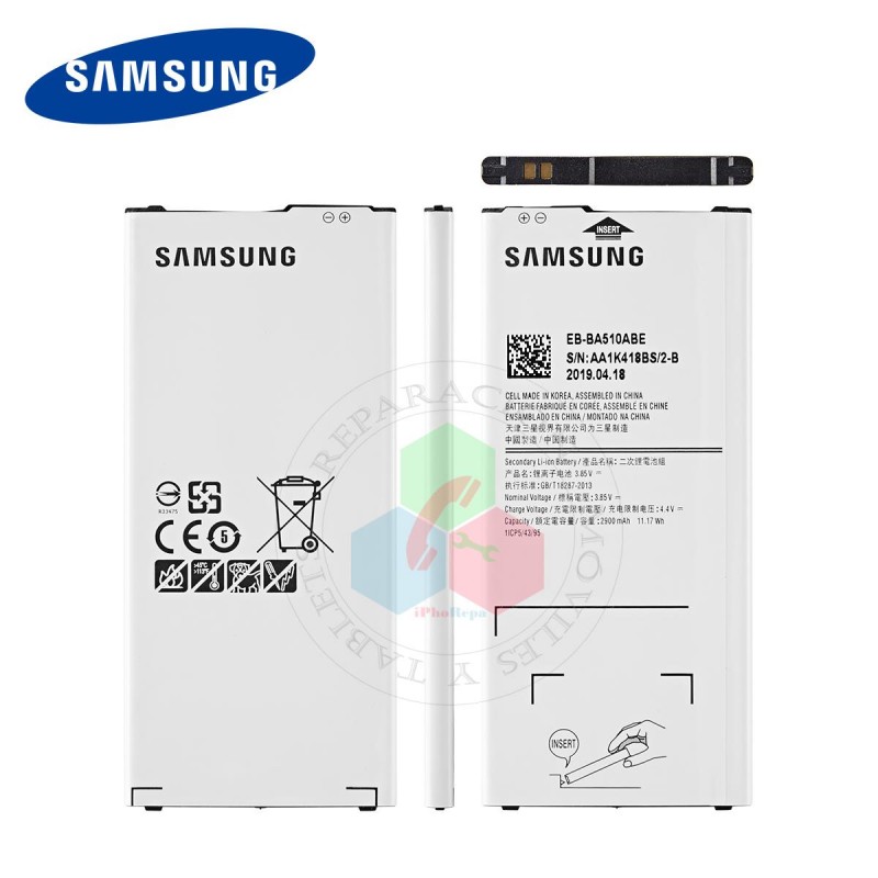 SAMSUNG A5 2016 A510 A510F - BATERIA BULK CON LOGO