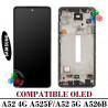 SAMSUNG A52 4G A525F A525 / A52 5G A526F A526 - PANTALLA OLED CON MARCO NEGRO