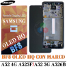 SAMSUNG A52 4G A525F A525 / A52 5G A526B A526 - PANTALLA BF8 / OLED HQ - CON MARCO NEGRO