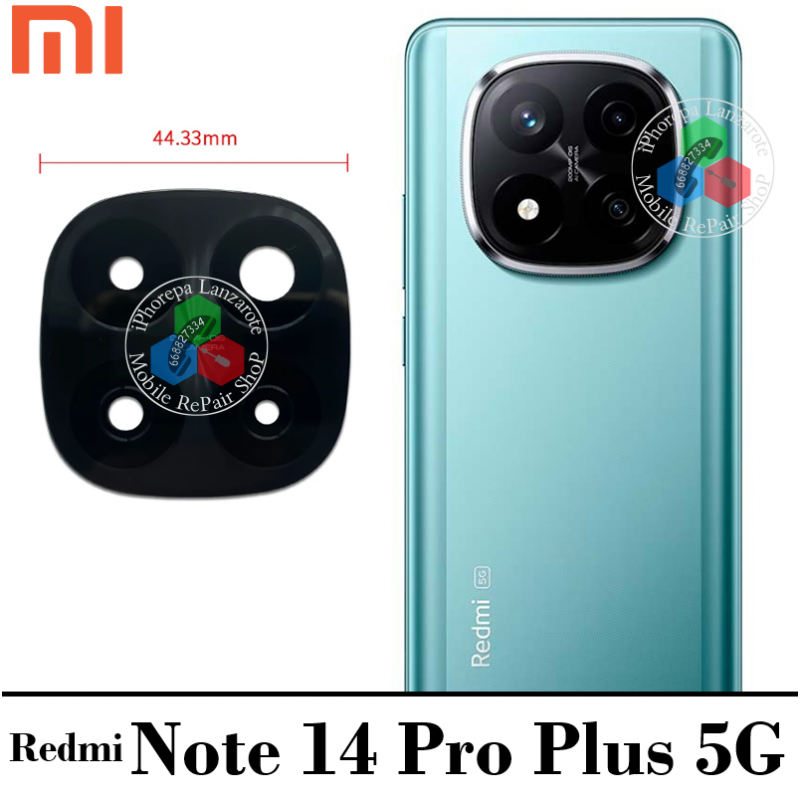 Xiaomi Redmi Note 14 Pro Plus 5G 2025 24094RAD4G - LENTE CRISTAL DE CÁMARA