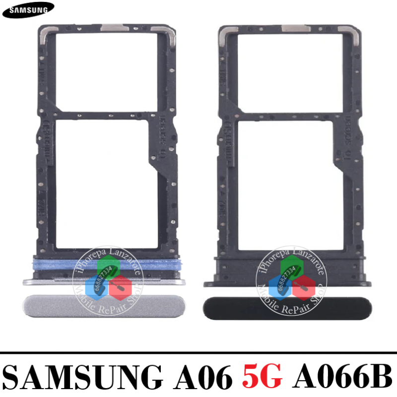 SAMSUNG A06 5G 2024 A066B A066 - BANDEJA DUAL SIM + MICRO SD - ELEGIR COLOR