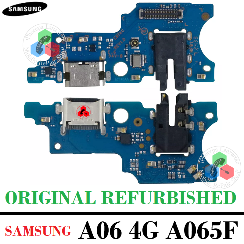 SAMSUNG A06 4G 2024 A065F / A065 - PLACA DE CARGA ORIGINAL REFURBISHED