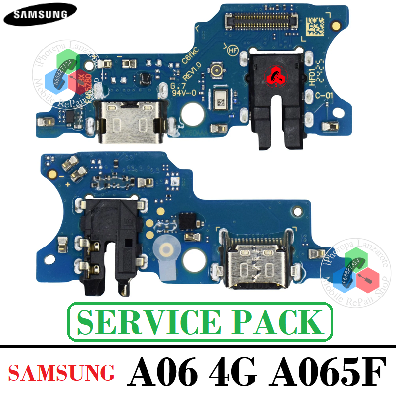 SAMSUNG A06 4G 2024 A065F / A065 - PLACA DE CARGA ORIGINAL SERVICE PACK
