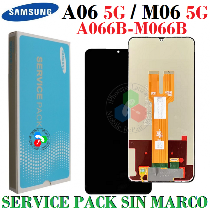 SAMSUNG A06 5G 2024 A066B / A066 / M06 5G M066B M066 - PANTALLA SERVICE PACK SIN MARCO