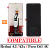 Xiaomi Redmi A3 4G 2024 23129RN51X / Redmi A3 Plus / Redmi a3x / Poco C61 4G - pantalla compatible sin marco