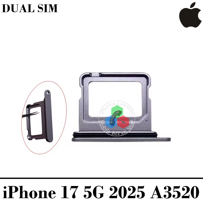 iPhone 17 5G 2025 A3520 - BANDEJA DUAL SIM - VIOLETA