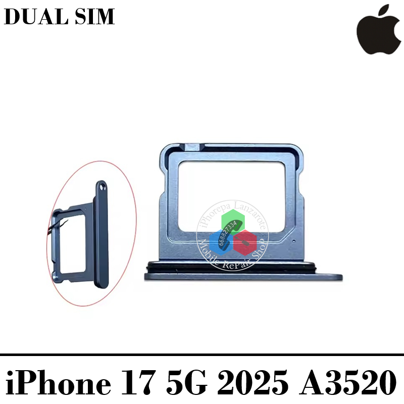 iPhone 17 5G 2025 A3520 - BANDEJA DUAL SIM - AZUL