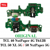 TCL 40 NxtPaper 4G 2023 T612B T612 / TCL 50XL 5G T702W / TCL 50 NxTPaper 5G - SUB PLACA DE CARGA ORIGINAL
