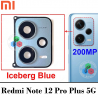 Xiaomi Redmi Note 12 Pro Plus 5G 2022 22101316UCP - Cristal lente de cámara con bisel ( embellecedor azul )