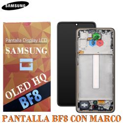 Samsung  A33 5G 2022 A336B A336 - Pantalla BF8 OLED HQ CON MARCO NEGRO