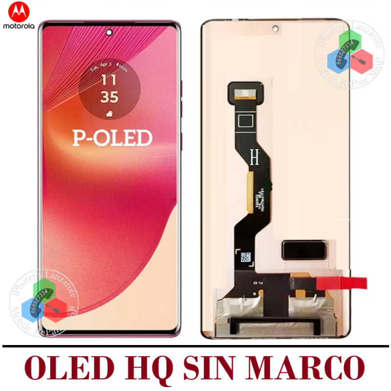 Motorola Edge 50 5G 2024 XT2407-1 / Moto Edge 50 Pro 5G 2024 XT2403-1 - PANTALLA OLED HQ SIN MARCO