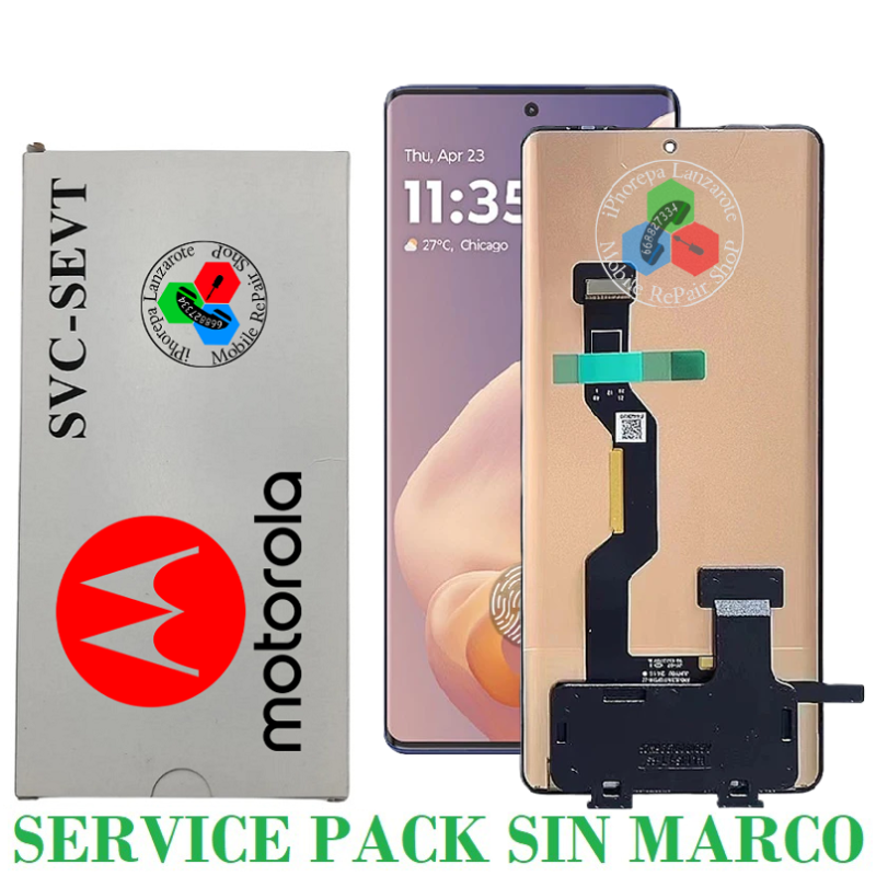Motorola Moto Edge 50 Fusion 5G 2024 XT2429-2 / Moto G85 5G 2024 XT2427-3 / S50 NEO XT2427-4 - PANTALLA SERVICE PACK SIN MARCO