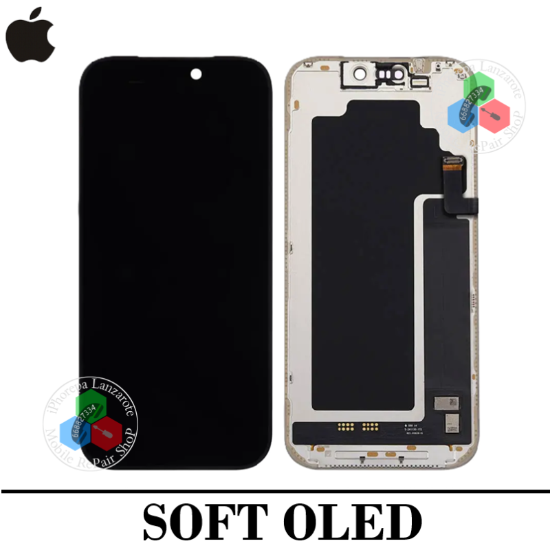 iPhone 17 Pro 5G 2025 A3523 - PANTALLA soft oled