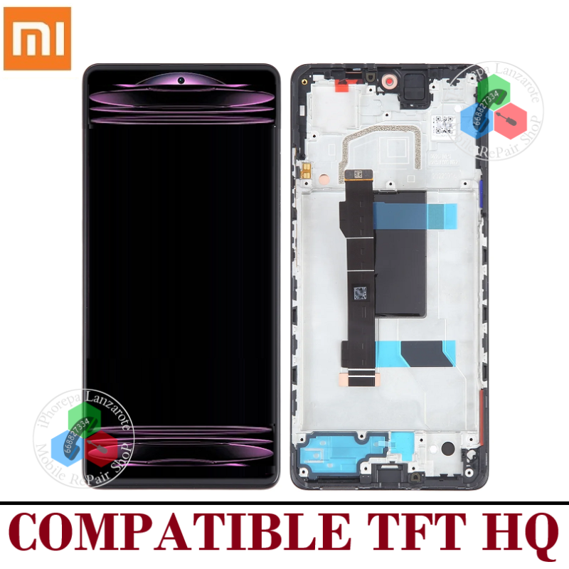 Xiaomi Redmi Note 12 Pro 5G 22101316C / Poco X5 Pro 5G 22101320G - PANTALLA TFT HQ CON MARCO