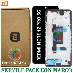 Xiaomi Redmi Note 12 Pro 5G 22101316C / Poco X5 Pro 5G 22101320G - PANTALLA SERVICE PACK CON MARCO