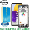 Samsung A72 4G 2021 A725F A725 / A72 5G A726B A726 - Pantalla Service Pack con marco