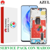 HUAWEI HONOR 90 LITE CRT-NX1 / HONOR X8A 4G (CRT-LX1, CRT-LX2, CRT-LX3) - PANTALLA SERVICE PACK CON MARCO AZUL