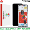 HUAWEI HONOR 90 LITE CRT-NX1 / HONOR X8A 4G (CRT-LX1, CRT-LX2, CRT-LX3) - PANTALLA SERVICE PACK CON MARCO NEGRO