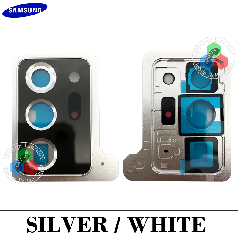 Samsung Note 20 Ultra 4G 2020 N985f N985 / Note 20 Ultra 5G N986B N986 - LENTE CRISTAL DE CÁMARA + BISEL EMBELLECEDOR