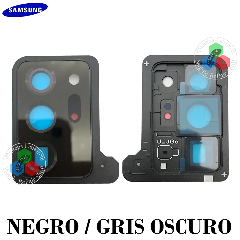 Samsung Note 20 Ultra 4G 2020 N985f N985 / Note 20 Ultra 5G N986B N986 - LENTE CRISTAL DE CÁMARA + BISEL EMBELLECEDOR