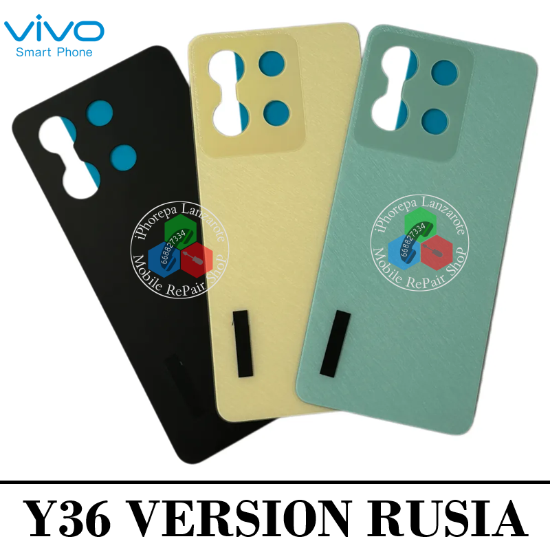 Vivo Y36 4G V2247 2023 / Vivo Y36 5G V2248 - TAPA TRASERA VERSION RUSIA - ELEGIR COLOR