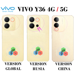Vivo Y36 4G V2247 2023 / Vivo Y36 5G V2248 - TAPA TRASERA VERSION GLOBAL - ELEGIR COLOR