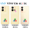 Vivo Y36 4G V2247 2023 / Vivo Y36 5G V2248 - TAPA TRASERA VERSION CHINA - ELEGIR COLOR
