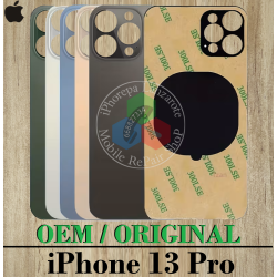 iPhone 13 Pro 2021 A2638 - TAPA TRASERA DE CRISTAL CON LOGO OEM ORIGINAL - ELEGIR COLOR