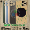 iPhone 13 Pro Max 2021 A2643 - TAPA TRASERA DE CRISTAL CON LOGO OEM ORIGINAL - ELEGIR COLOR