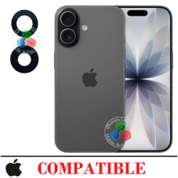 iPhone 17 5G 2025 A3520 - Lente cristal de camara ( Set 2pcs ) - COMPATIBLE