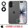 iPhone 17 5G 2025 A3520 - Lente cristal de camara ( Set 2pcs ) - COMPATIBLE