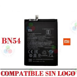 Xiaomi Redmi 9 4G 2020  / Redmi Note 9 4G ( mediatek )  / REDMI 10x 4G / REDMI 9 PRIME - BN54 - BATERÍA COMPATIBLE sin logo