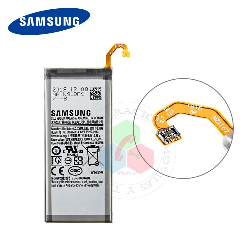 SAMSUNG A6 2018 A600 / J6 2018 J600 - BATERIA BULK con logo