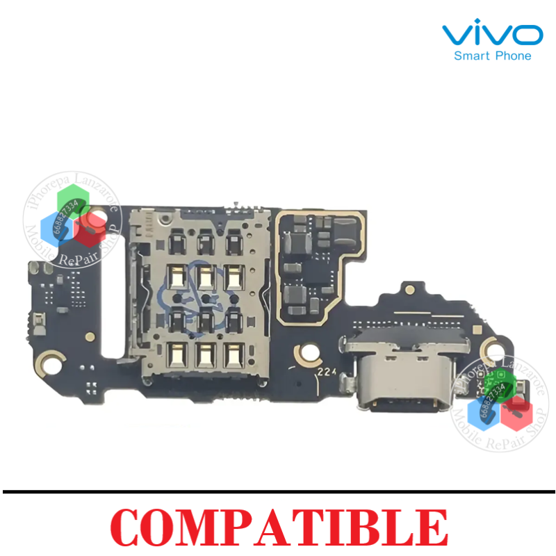 Vivo V29 5G 2023 V2250 - SUB PLACA DE CARGA COMPATIBLE