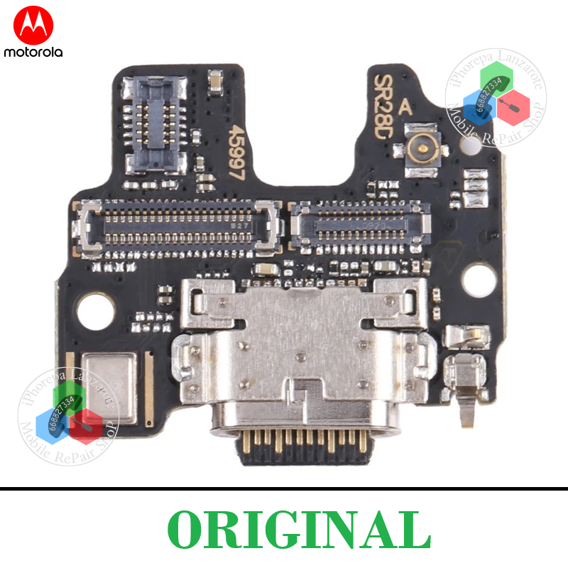 Motorola Edge 30 Fusion 5G 2022 XT2243-1 - SUB PLACA DE CARGA TIPO C - ORIGINAL