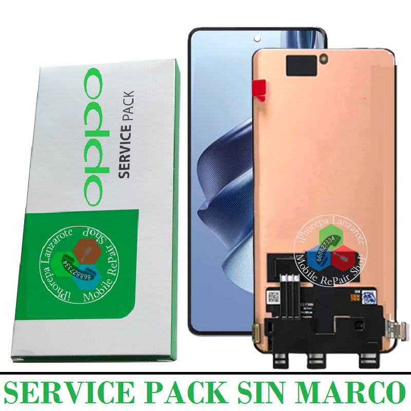 Oppo Reno 10 Pro 4g ( China )  / Reno 10 Pro Plus PHU110, CPH2521 / Reno 11 Pro 5G - PANTALLA ORIGINAL SERVICE PACK SIN MARCO