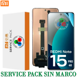 Xiaomi Redmi Note 15 Pro 4G 2025 25100RA69G - PANTALLA ORIGINAL SERVICE PACK SIN MARCO