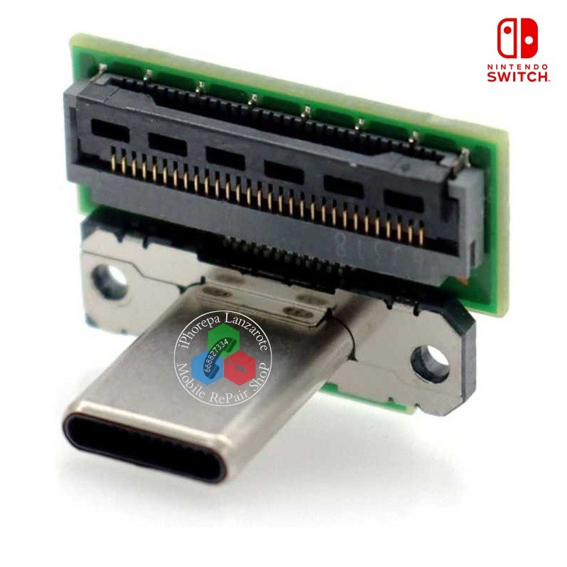 NINTENDO SWITCH - CONECTOR DOCK BASE DE CARGA TIPO- C