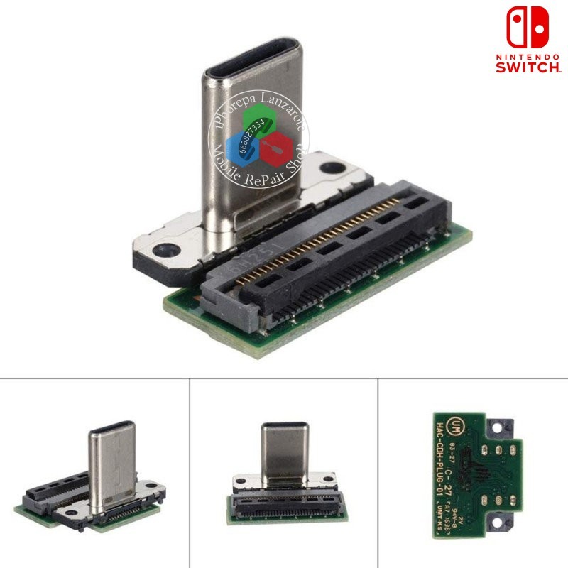 NINTENDO SWITCH - CONECTOR DOCK BASE DE CARGA TIPO- C