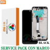 Xiaomi Redmi Note 8 4G 2019 / 2021 ( M1908C3JH, M1908C3JG, M1908C3JI ) - PANTALLA SERVICE PACK CON MARCO NEGRO