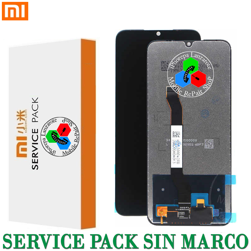 Xiaomi Redmi Note 8 4G 2019 / 2021 ( M1908C3JH, M1908C3JG, M1908C3JI ) - PANTALLA SERVICE PACK SIN MARCO