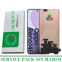 Oppo Reno 14F 5G 2025 CPH2743 / Reno 14Fs / A6 Pro 4G / A6 Pro 5G / Realme 15T  - PANTALLA SERVICE PACK SIN MARCO