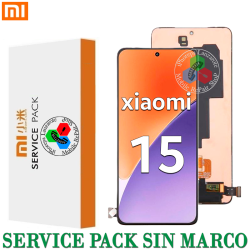 Xiaomi 15 5G 2024 24129PN74G / 24129PN74I / 24129PN74C - PANTALLA ORIGINAL SERVICE PACK SIN MARCO