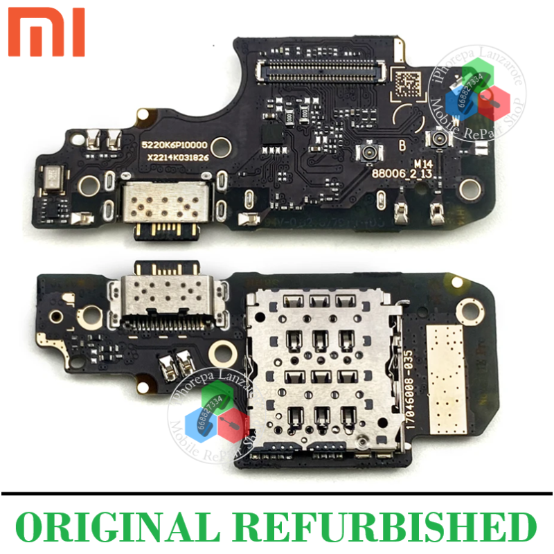 Xiaomi Redmi Note 11 Pro 4G / PRO 5G / NOTE 11E PRO / POCO X4 PRO 5G / Note 12 Pro 4G - PLACA DE CARGa + LECTOR SIM - ORIGINAL R