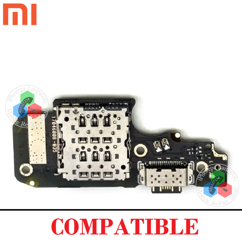 Xiaomi Redmi Note 11 Pro 4G / PRO 5G / NOTE 11E PRO / POCO X4 PRO 5G / Note 12 Pro 4G - PLACA DE CARGa + LECTOR SIM - COMPATIBLE