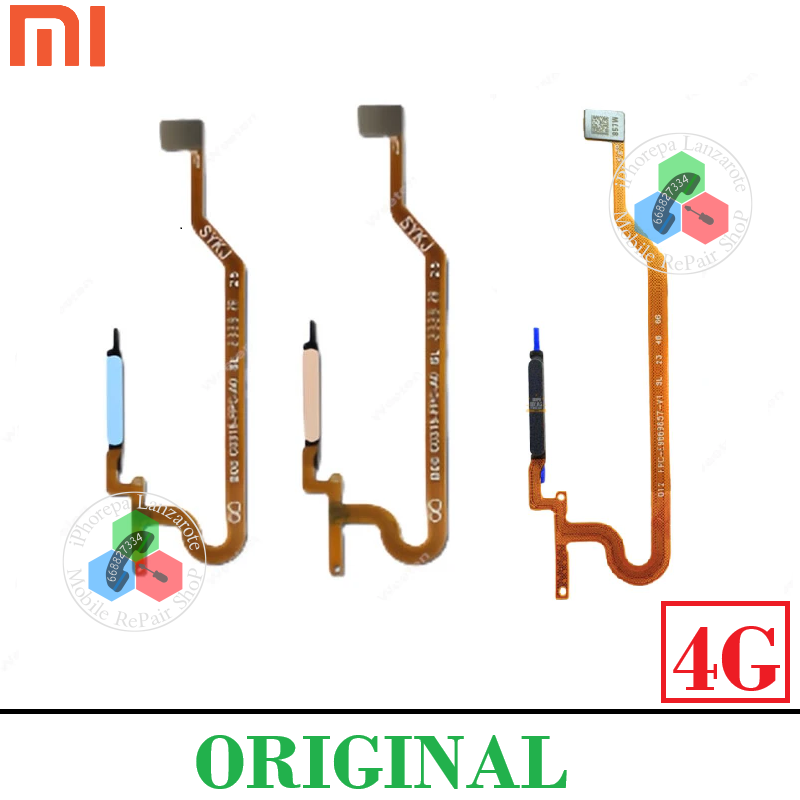 Vivo Y36 4G 2023 V2247 /  Y36i  V2318A / Y27 4G V2249 / Y27s V2322 - FLEX SENSOR DE HUELLA ORIGINAL - ELEGIR COLOR