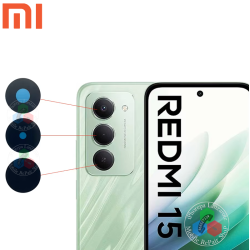 Xiaomi Redmi 15 4G 2025 / Redmi 15 5G 2025 - LENTE CRISTAL DE CAMARA - SET 3PCS